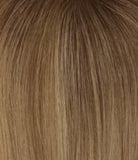 P10-02 Hair Topper MOCCA ROOTED