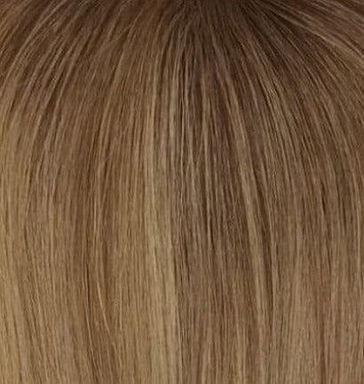 P10-02 Hair Topper MOCCA ROOTED