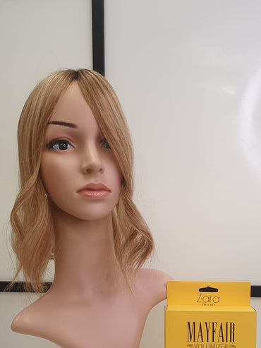 ZARA Medium Human Hair Topper COFFFEE ROOTED