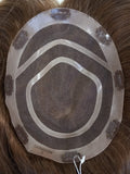 Catherine Human Hair Topper Colour 6