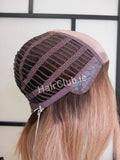 Alexi+2" Human Hair Wig COFFEE ROOTED