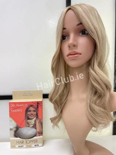 Juliet Human Hair Topper Colour 60/18