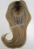 Juliet Human Hair Topper MOCCA ROOTED B