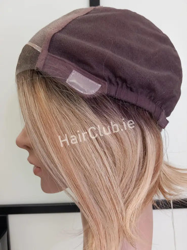 Lush Human Hair Wig Mocca Rooted