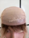 Victoria Human Hair Wig BLONDE ROOTED